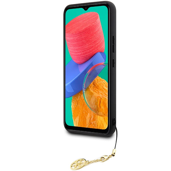 Guess Samsung Galaxy A54 5G - 4G Charms Collection Θήκη με Επένδυση Συνθετικού Δέρματος - Brown - GUHCSA54GF4GBR