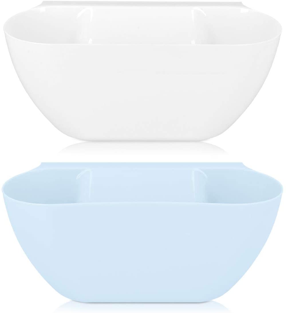 Navaris Κρεμαστοί Κάδοι Οικιακών Υπολειμμάτων - Σετ με 2 Κάδους - White / Blue - 46978.02