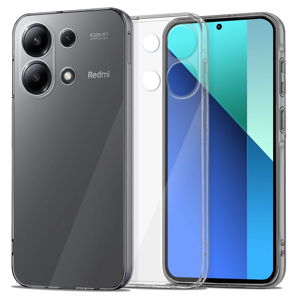 Tech-Protect Xiaomi Redmi Note 13 4G Flexair+ Λεπτή Θήκη Σιλικόνης - Διάφανη