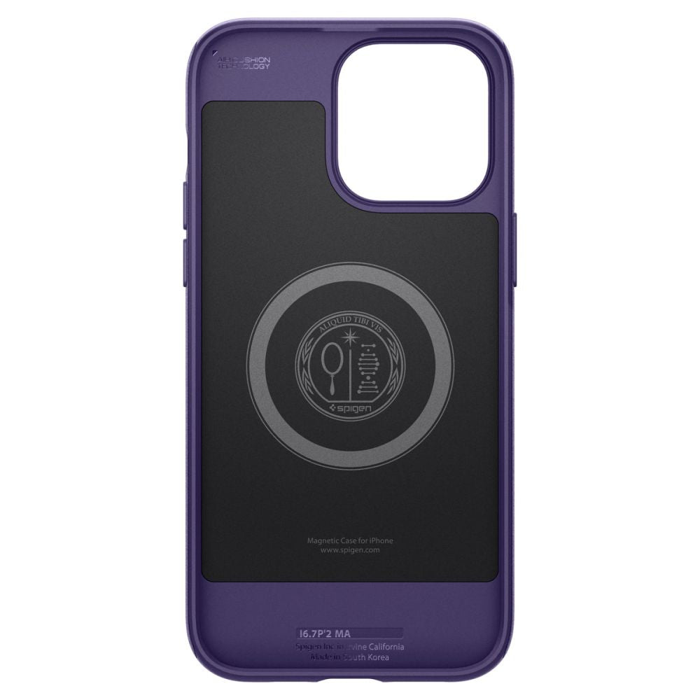 Spigen iPhone 14 Pro Max Mag Armor Σκληρή Θήκη Aramid Fiber με MagSafe - Deep Purple