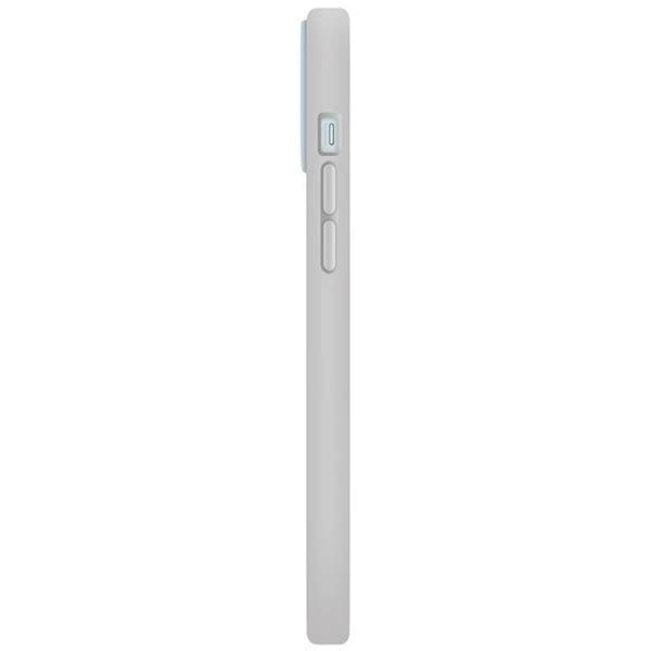 Uniq iPhone 15 Lino Hue Magclick Θήκη Σιλικόνης με MagSafe - Light Grey / Chalk Grey