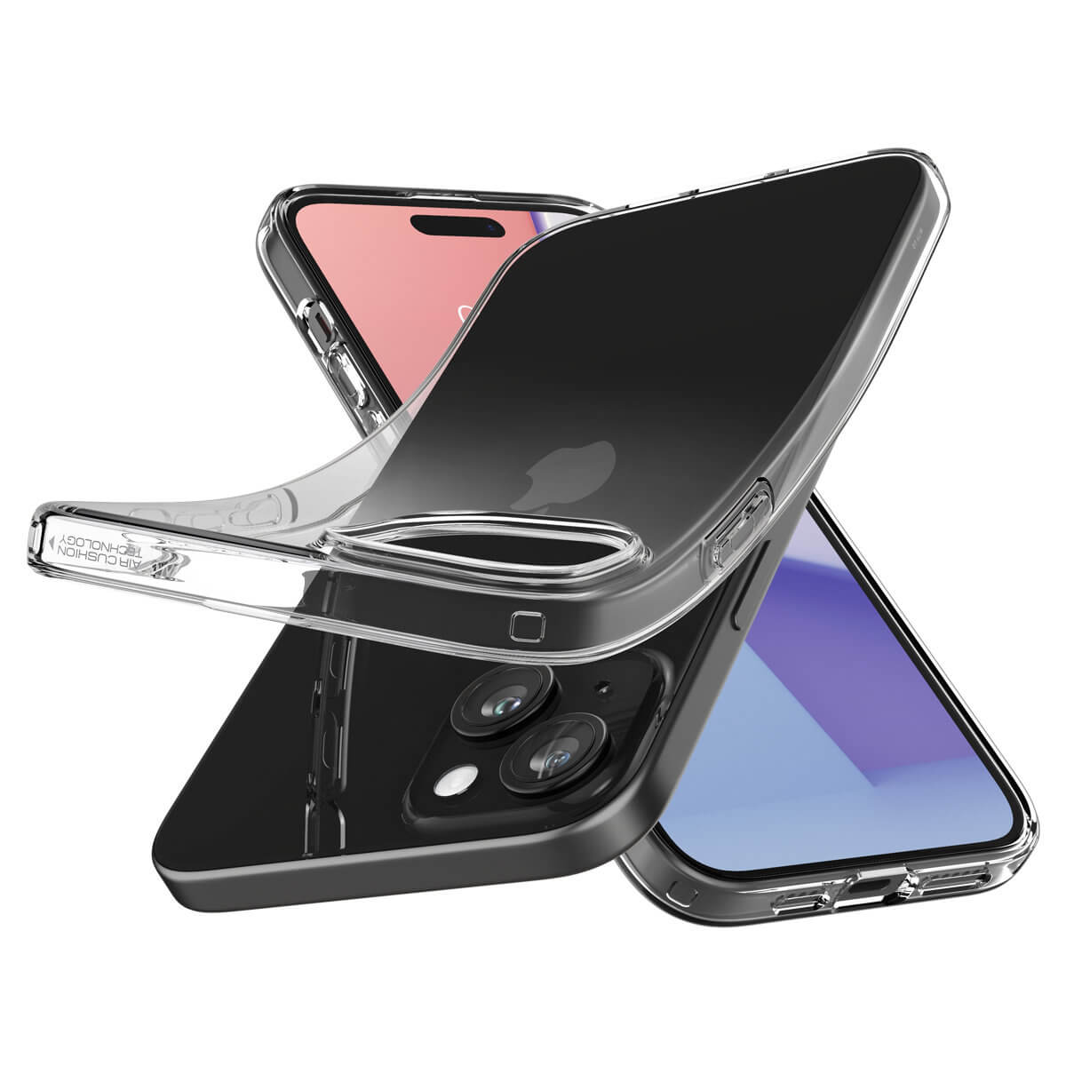 Spigen iPhone 15 Crystal Flex Θήκη Σιλικόνης - Crystal Clear