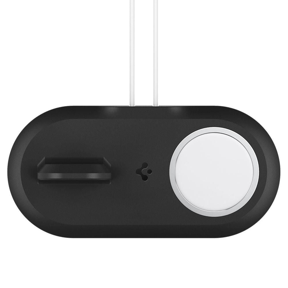 Spigen MagFit Duo Βάση Στήριξης για Φορτιστή MagSafe και Φορτιστή Apple Watch - Black