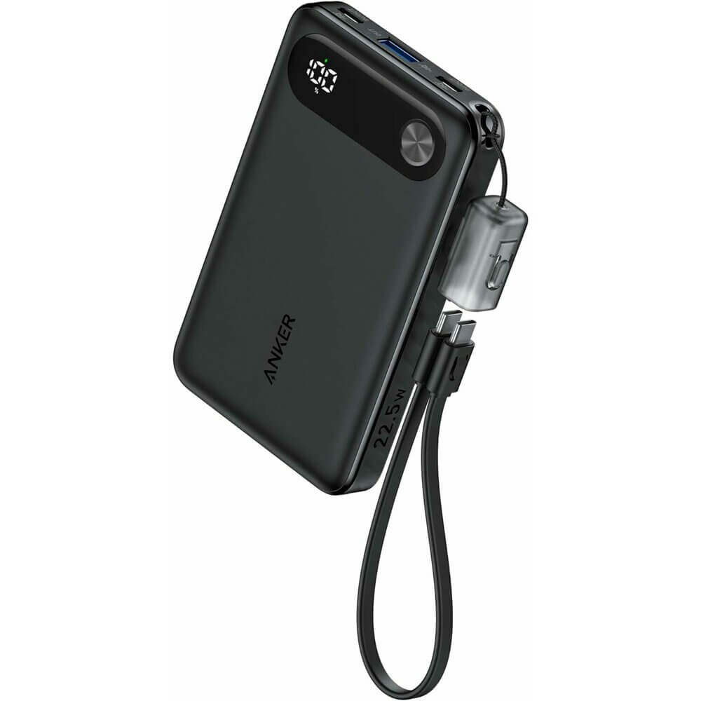 Anker PowerCore - Power Bank 10000mAh 22.5W με 2 Θύρες Type-C και 1 Θύρα USB - Black