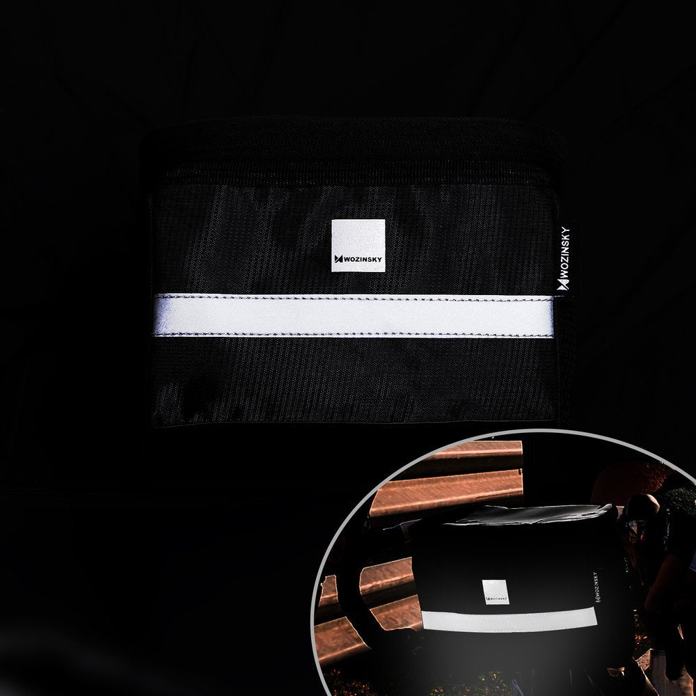 Wozinsky Bicycle Handlebar Bag - Universal Τσάντα Αποθήκευσης για Τιμόνι Ποδηλάτου 2L - Black - WBB12BK