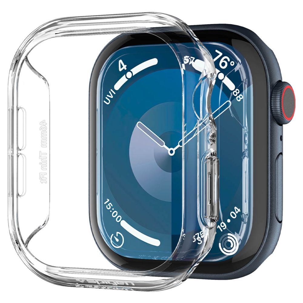 Spigen Θήκη Apple Watch 10/11 - 46mm Thin Fit - Crystal Clear