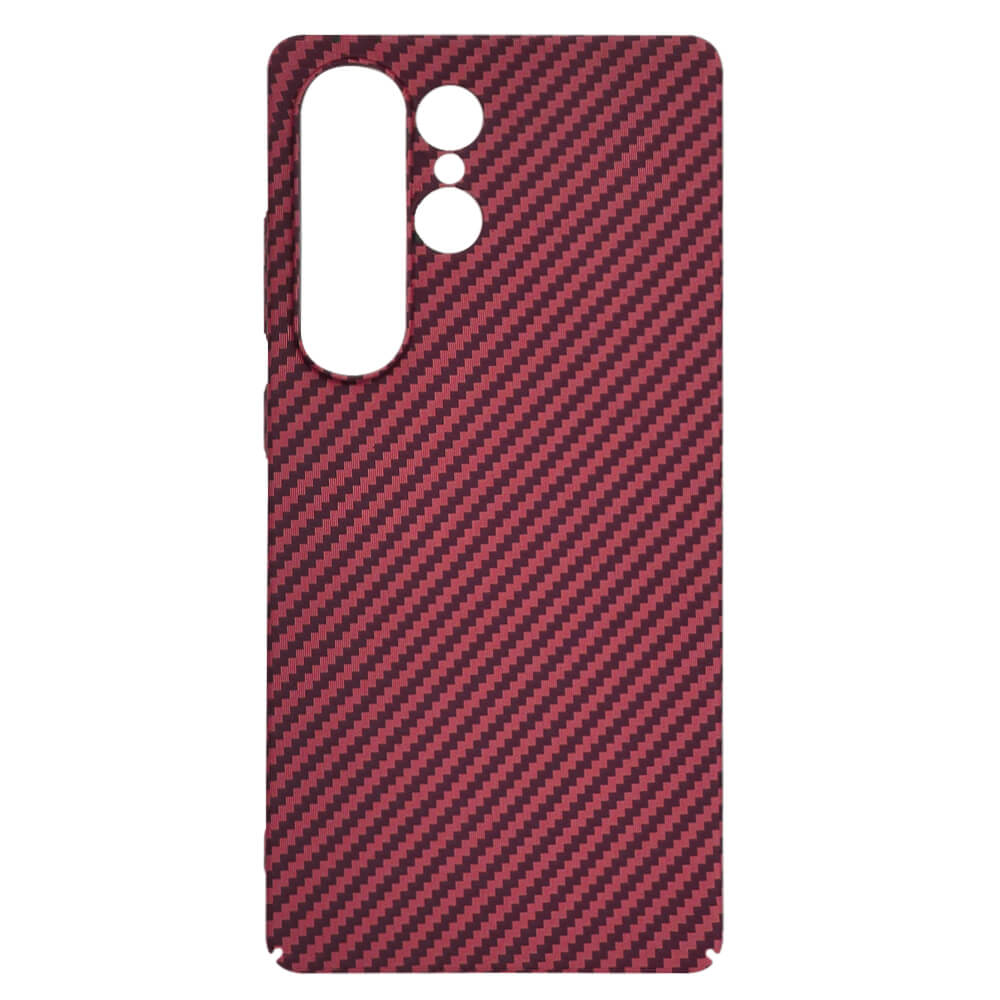 Techsuit Samsung Galaxy S25 Ultra Σκληρή Θήκη Carbonite FiberShell - Red