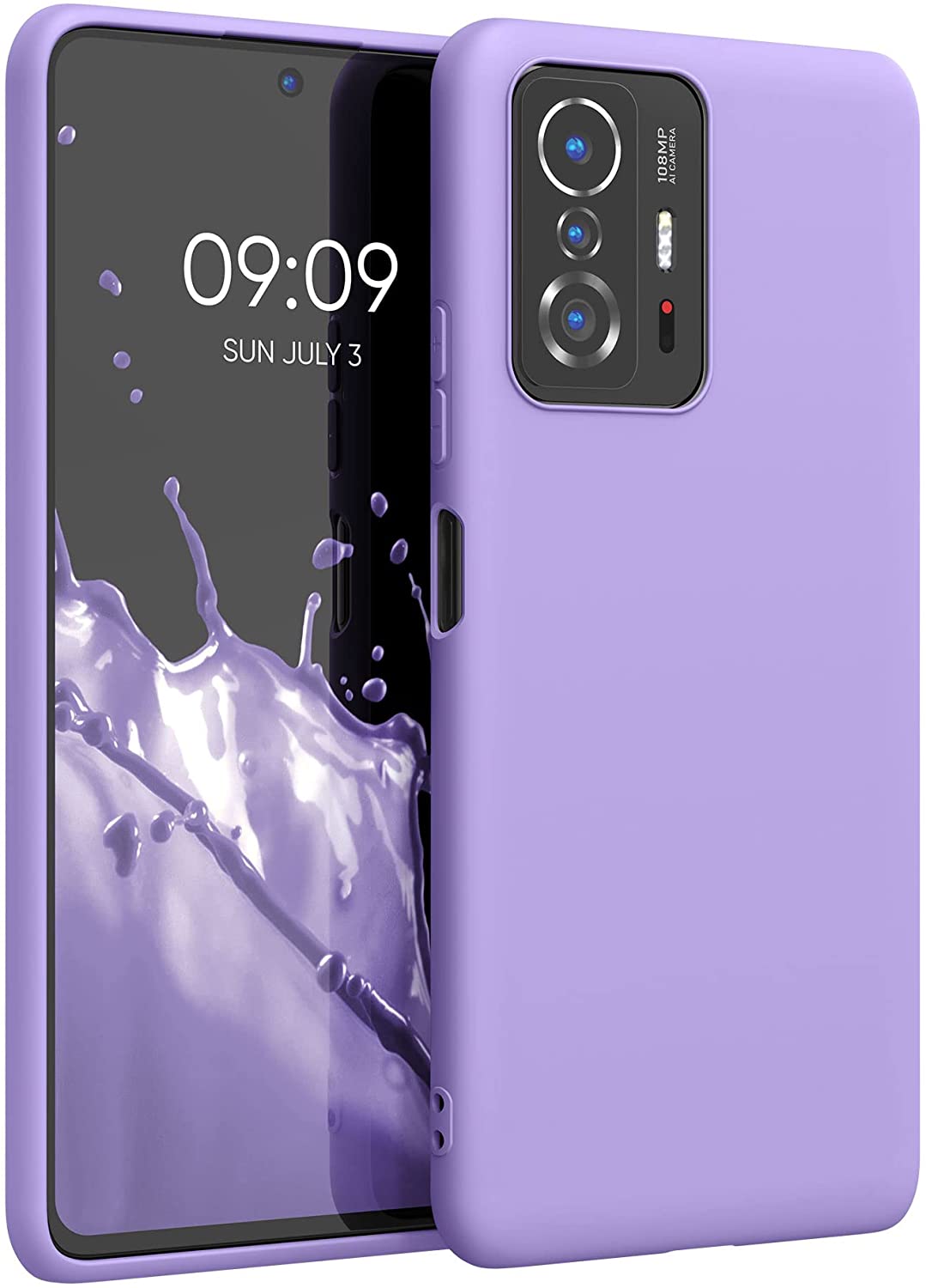 KW Xiaomi 11T / 11T Pro Θήκη Σιλικόνης TPU - Violet Purple - 56245.222