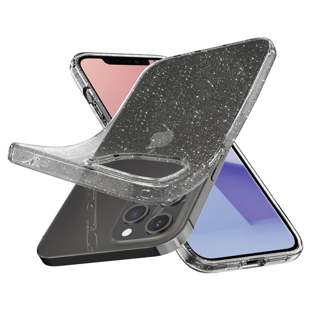 Spigen iPhone 12 / iPhone 12 Pro Liquid Crystal Θήκη Σιλικόνης - Glitter Crystal
