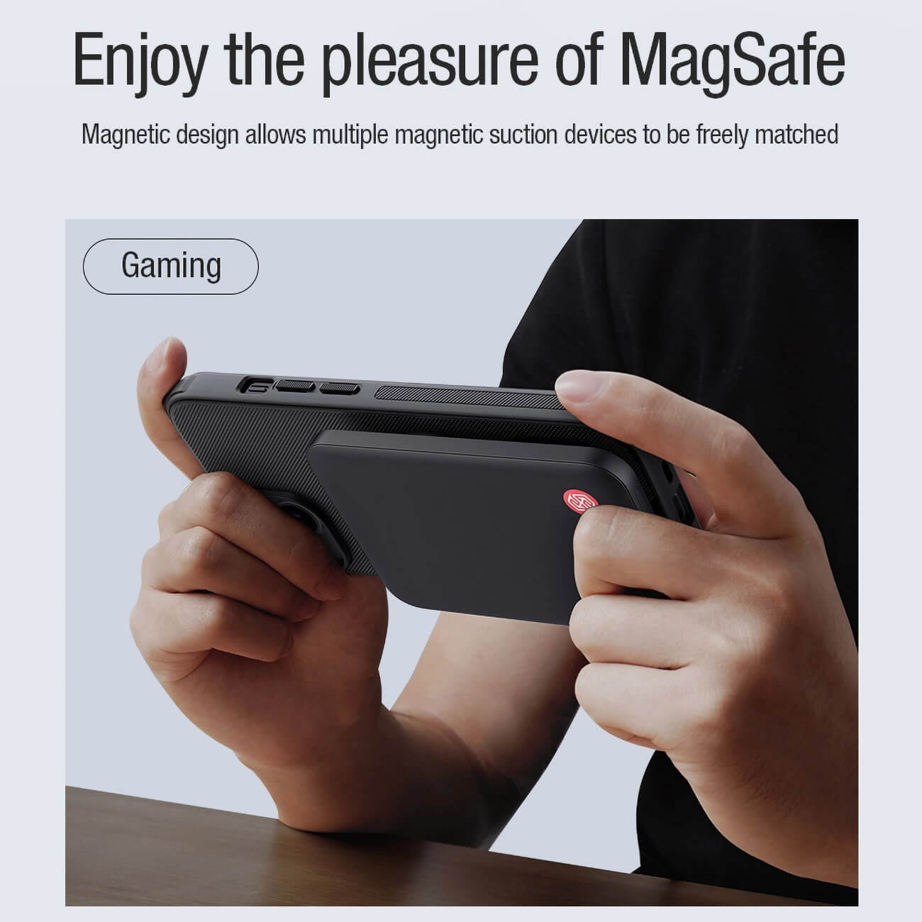 Nillkin iPhone 15 Super Frosted Shield Pro Rugged Magnetic Σκληρή Θήκη με MagSafe - Black