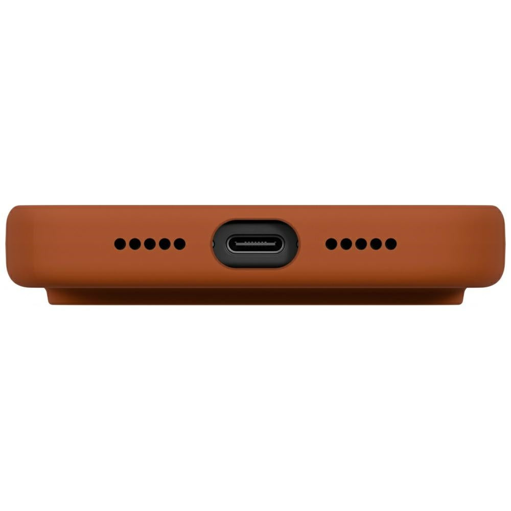 Uniq iPhone 17 Pro - Lino - Θήκη Σιλικόνης με MagSafe - Orange
