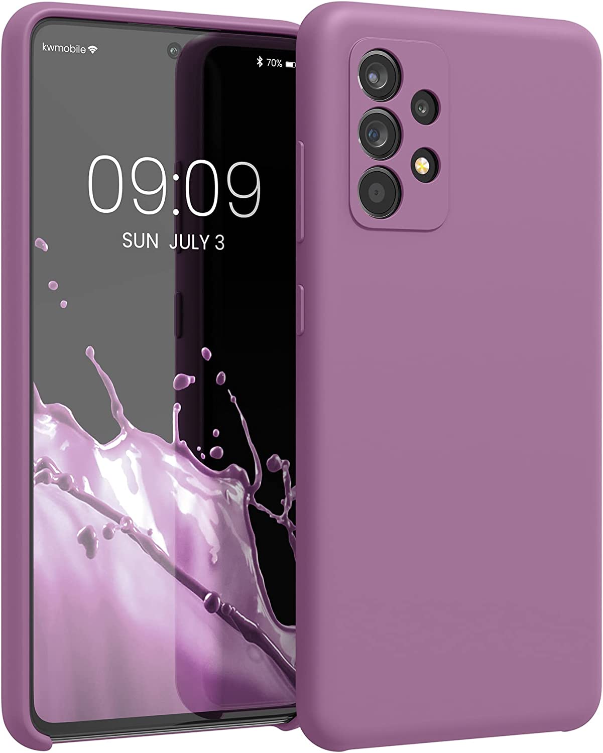 KW Samsung Galaxy A52 / A52 5G / A52s 5G Θήκη Σιλικόνης Rubber TPU - Orchid Purple - 54347.235