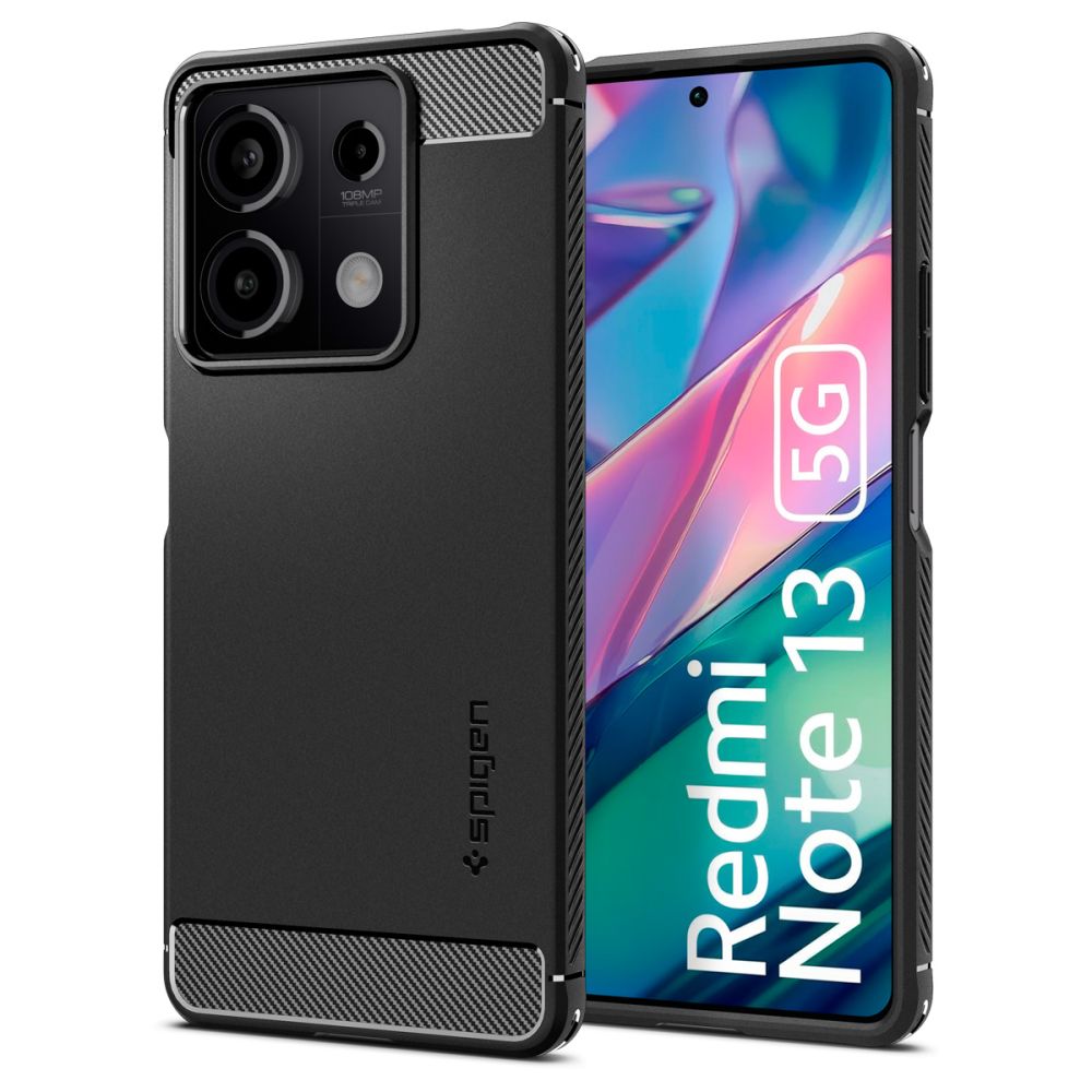 Spigen Xiaomi Redmi Note 13 5G Θήκη TPU Rugged Armor - Matte Black