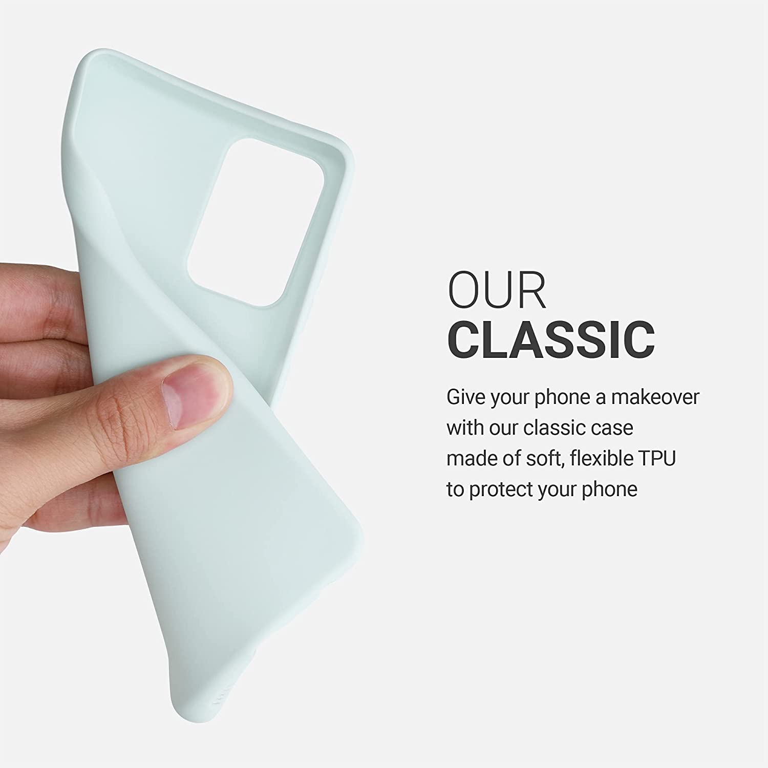 KW Samsung Galaxy A72 / A72 5G Θήκη Σιλικόνης TPU - Frosty Mint - 54358.200