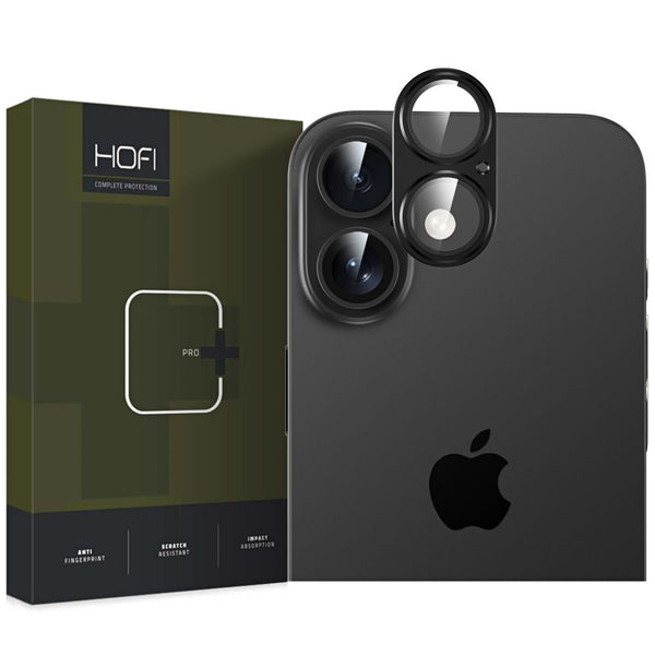 Hofi iPhone 16 / iPhone 16 Plus Fullcam Pro+ Μεταλλικό Προστατευτικό με Γυαλί για την Κάμερα - Black - likebrands.gr