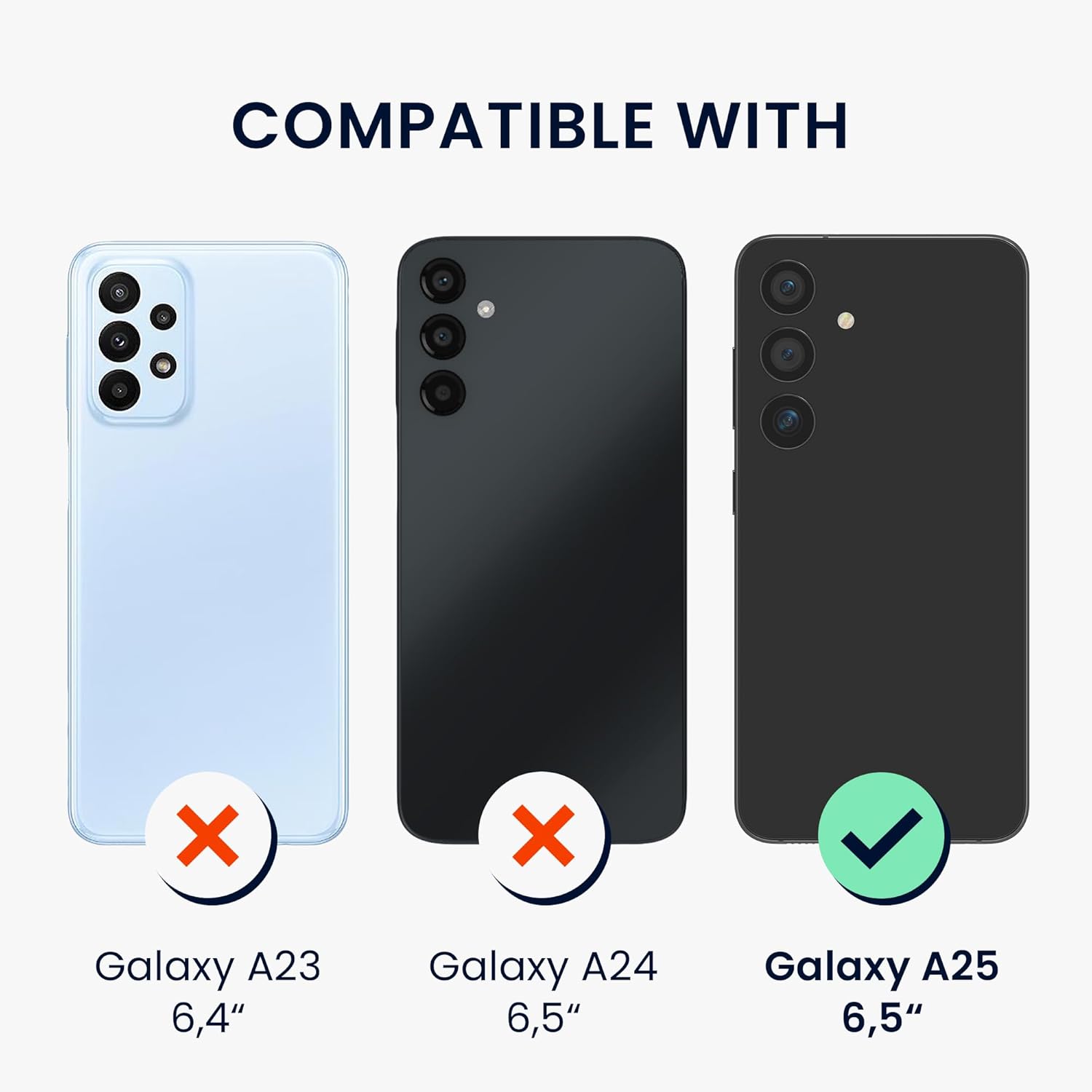 KW Samsung Galaxy A25 5G Θήκη από Φυσικό Ξύλο με Πλαίσιο Σιλικόνης και Λουράκι - Dark Brown