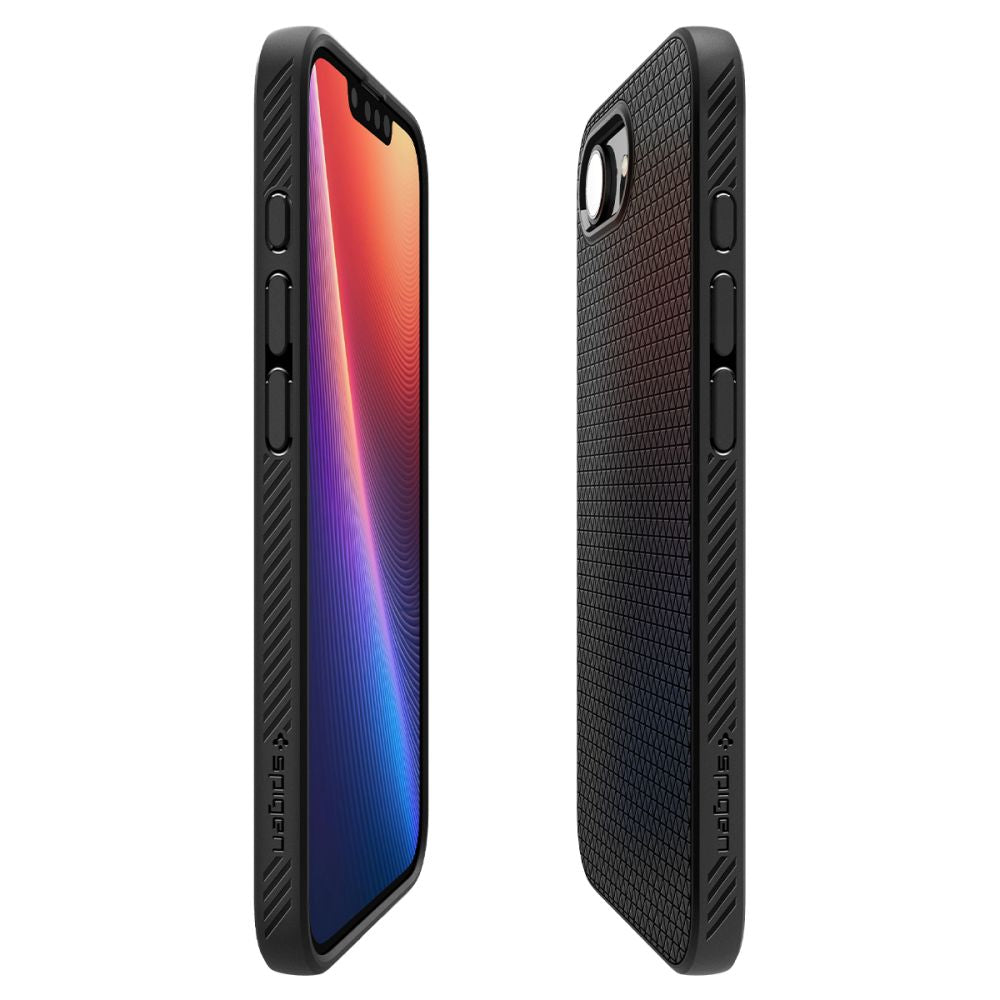 Spigen iPhone 16e Liquid Air Mag - Θήκη Σιλικόνης με Magsafe - Matte Black