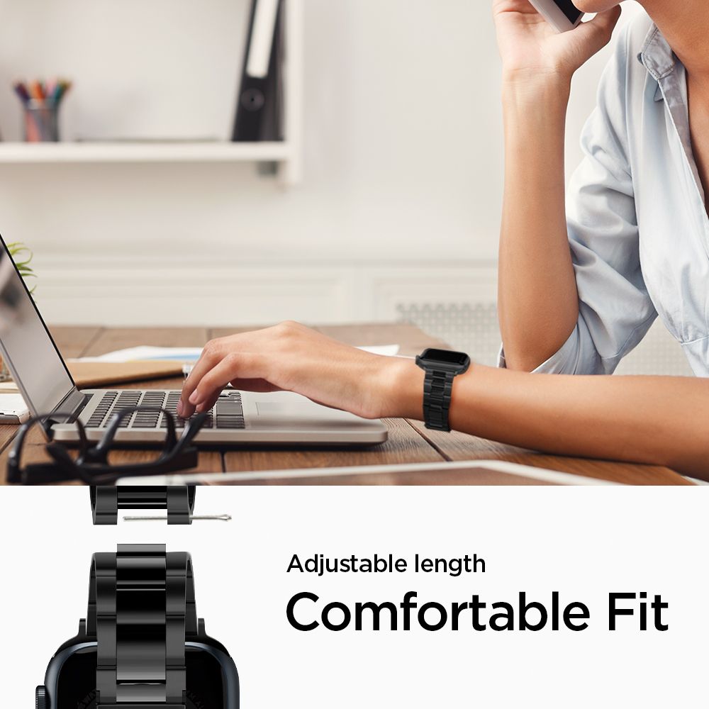 Spigen Λουράκι Apple Watch 4/5/6/7/8/9/10/11 - SE (1/2/3) - 38/40/41/42mm Modern Fit- Black