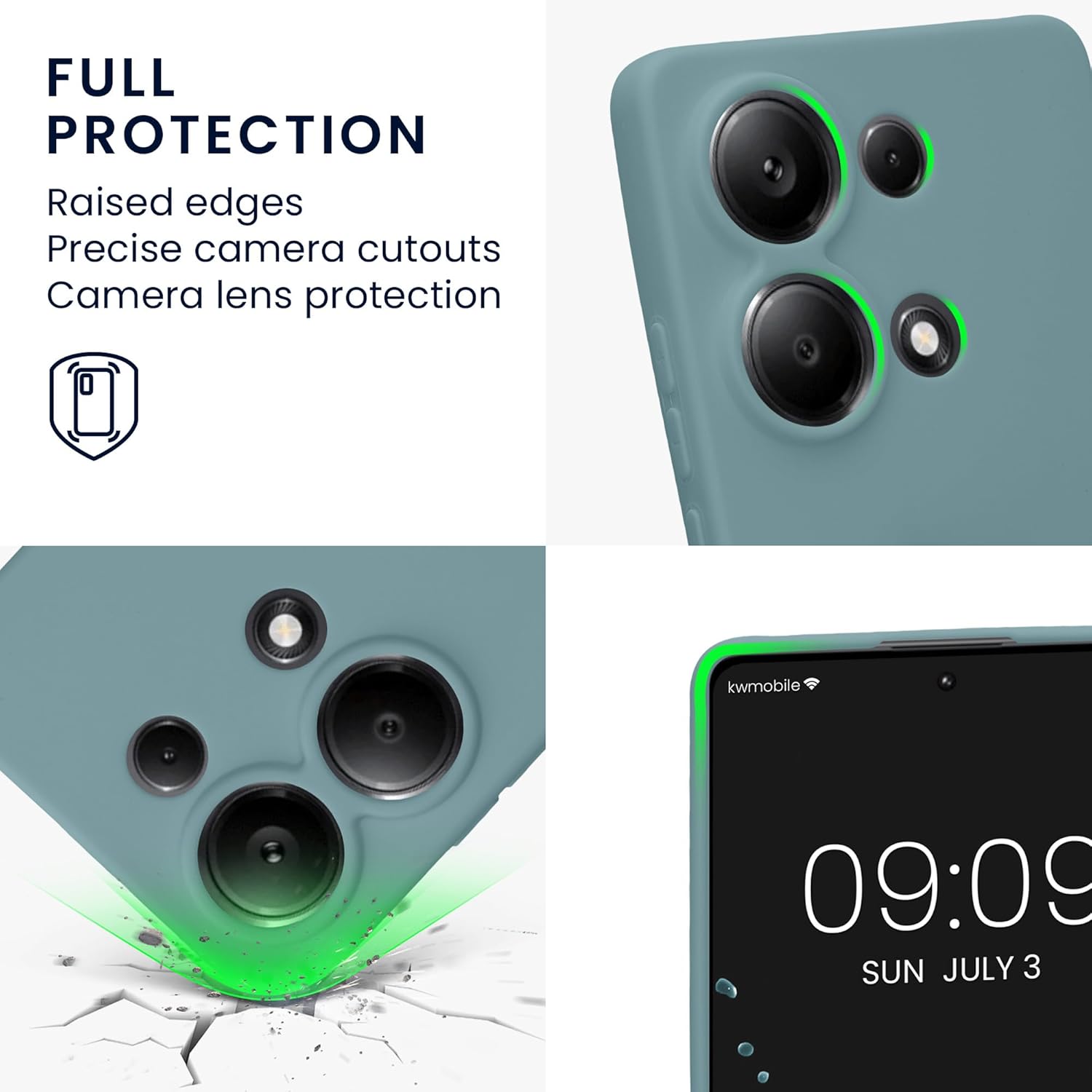 KW Xiaomi Redmi Note 13 Pro 4G Θήκη Σιλικόνης TPU - Antique Stone