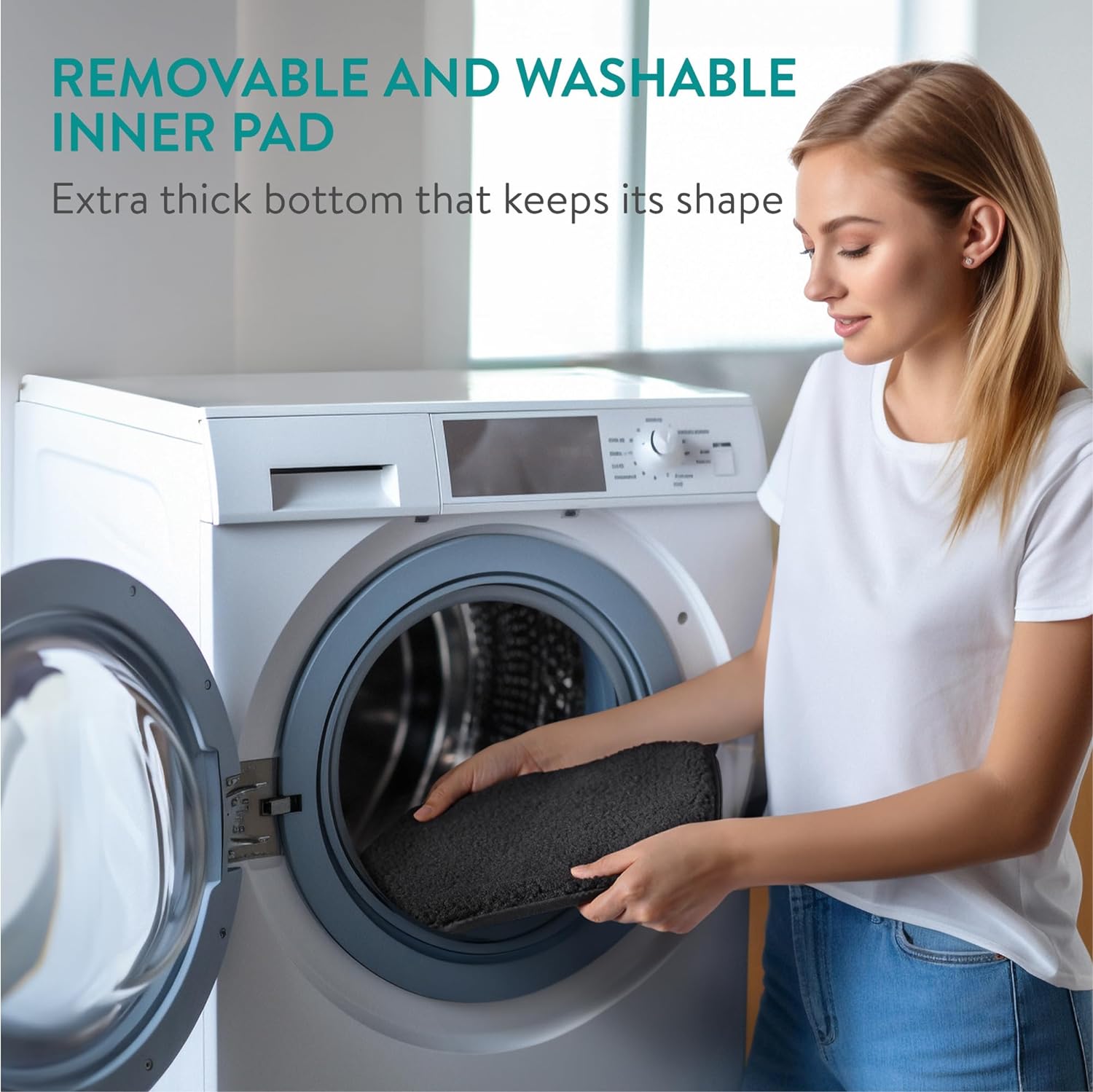 Navaris 2-in-1 Σακίδιο Μεταφοράς για Κατοικίδια Ζώα - 30 x 30 x 46 cm - Grey - 61850.22