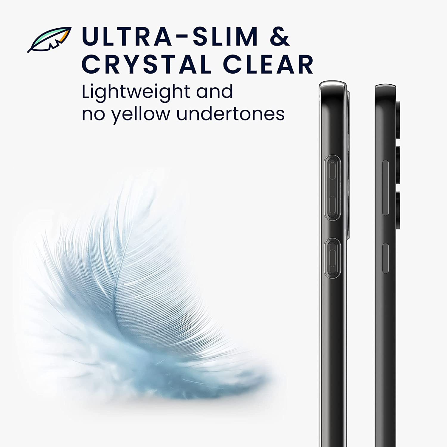 KW Samsung Galaxy S23+ Θήκη Σιλικόνης TPU - Διάφανη - 60318.03