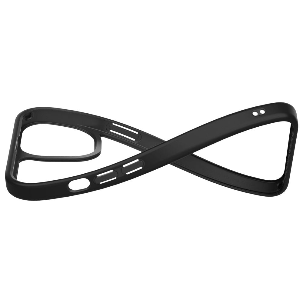 Spigen Cyrill iPhone 14 Plus / iPhone 15 Plus Kajuk Mag Θήκη με Επένδυση Συνθετικού Δέρματος και MagSafe - Black