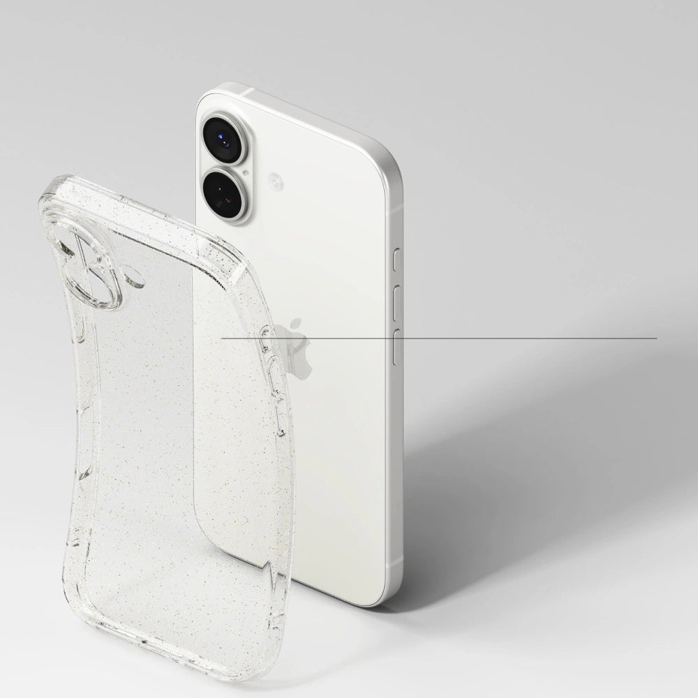 Ringke iPhone 17 - Air Λεπτή Θήκη Σιλικόνης - Glitter / Clear