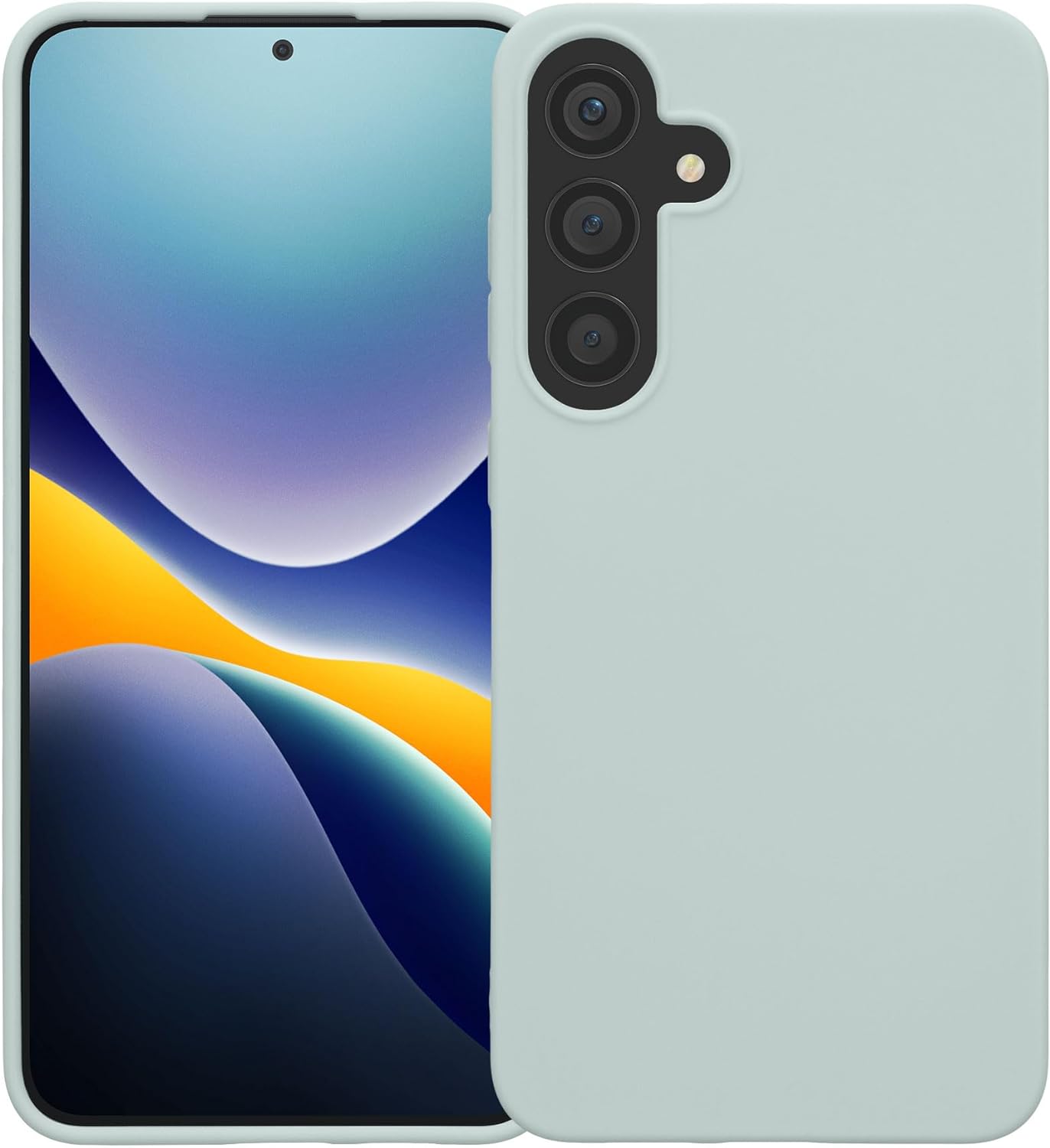 KW Samsung Galaxy S24+ Θήκη Σιλικόνης TPU - Cool Mint