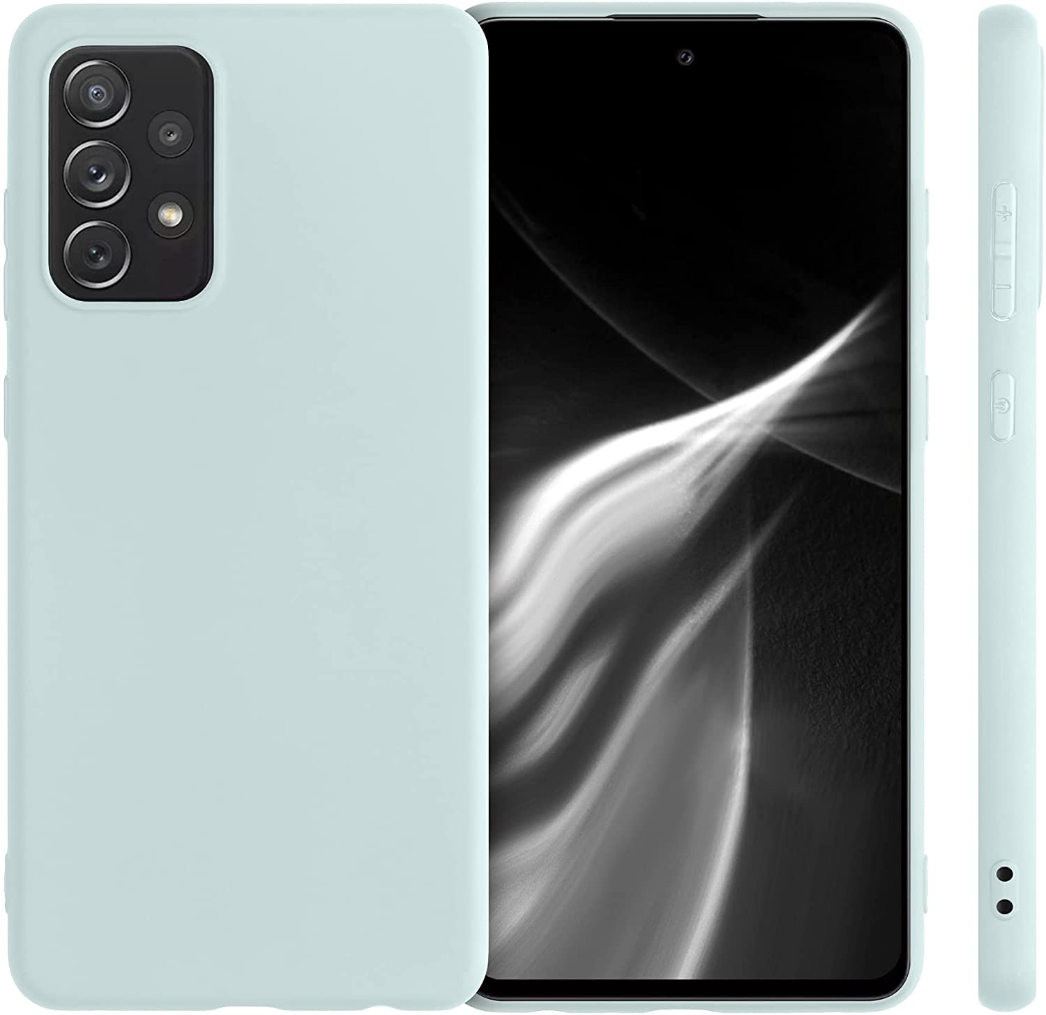 KW Samsung Galaxy A72 / A72 5G Θήκη Σιλικόνης TPU - Frosty Mint - 54358.200