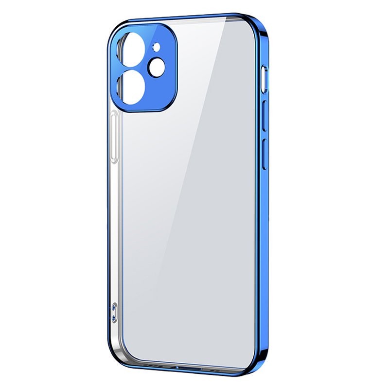 Joyroom iPhone 12 Pro Max Beauty Series TPU Case Λεπτή Θήκη Σιλικόνης - Διάφανη / Blue