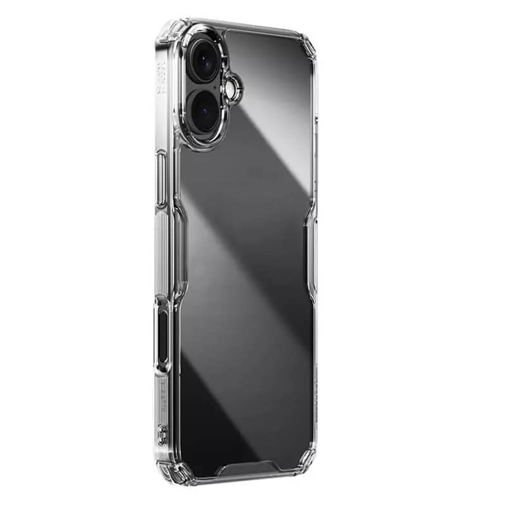 Nillkin iPhone 16 Plus Nature Pro - Σκληρή Θήκη με Πλαίσιο Σιλικόνης - Διάφανη