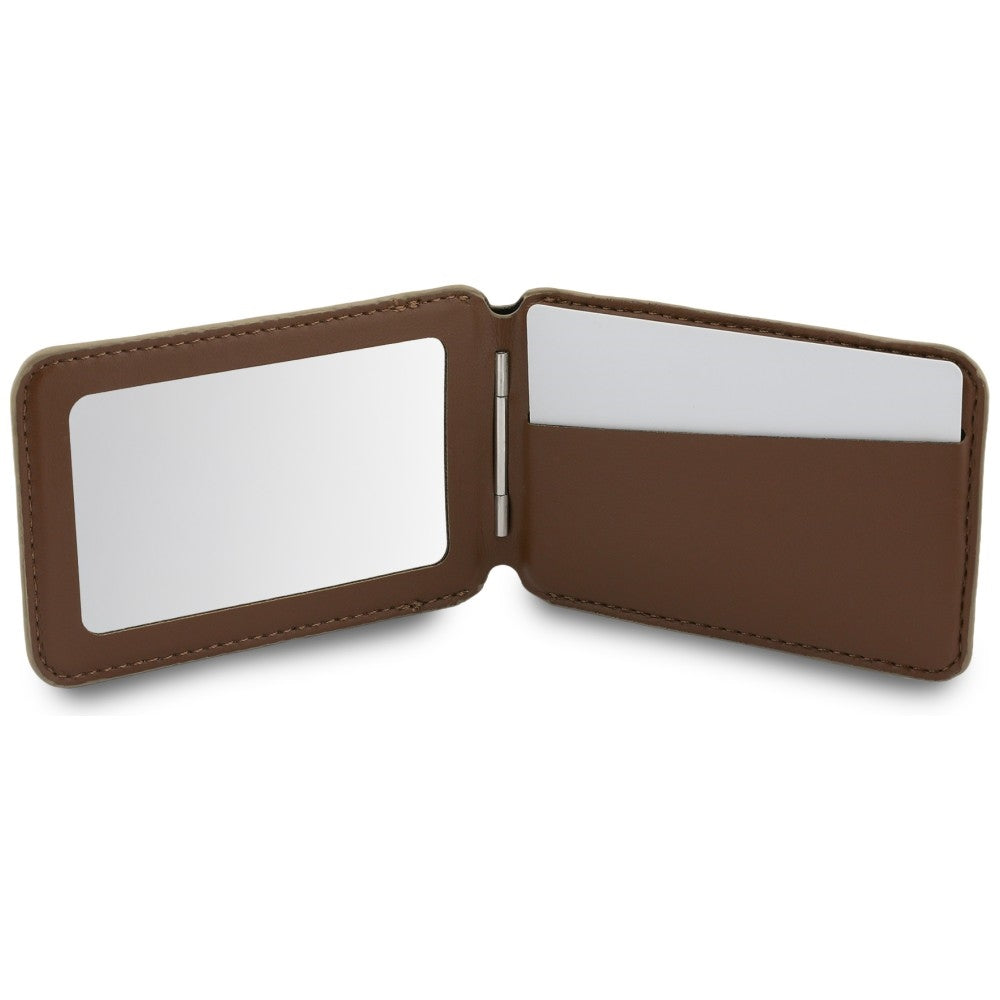 Guess Μαγνητική MagSafe Θήκη για Κάρτες / Stand με Καθρέφτη - 4G Stand and Mirror - Brown