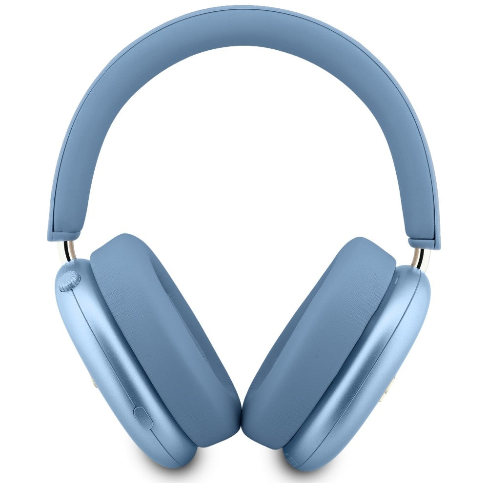 Guess Ασύρματα Bluetooth Over-Ear Ακουστικά - ENC Metallic Effect Metal Script Logo - Blue