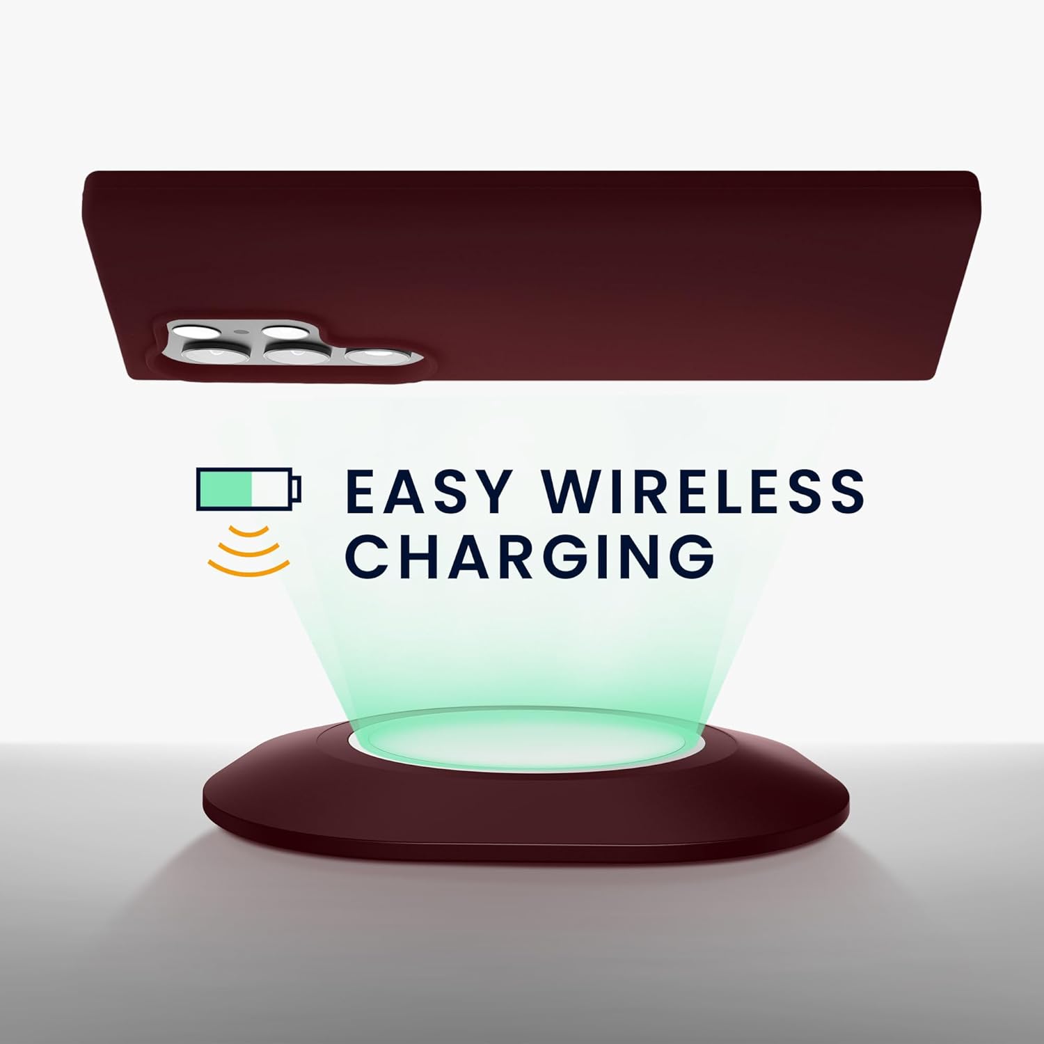 KW Samsung Galaxy S24 Ultra Θήκη Σιλικόνης Rubberized TPU - Bordeaux