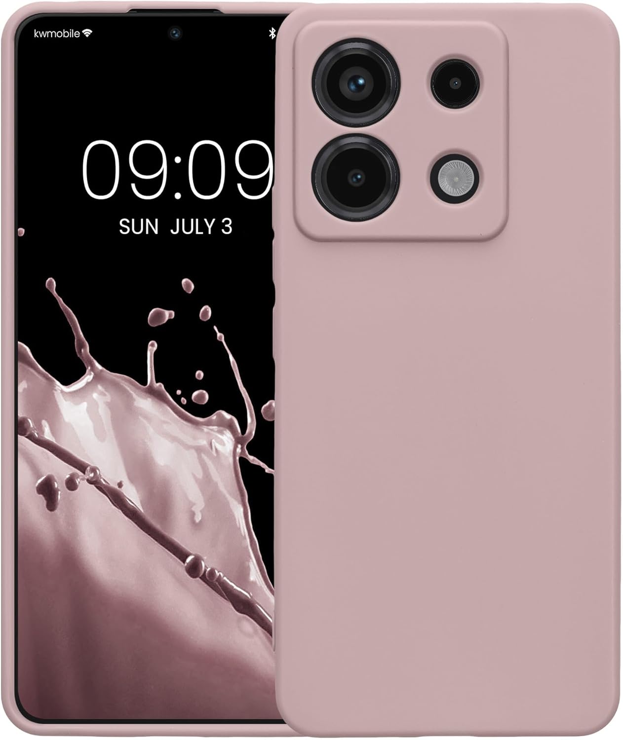 KW Xiaomi Redmi Note 13 Pro 5G / Poco X6 5G Θήκη Σιλικόνης TPU - Nude Lilac