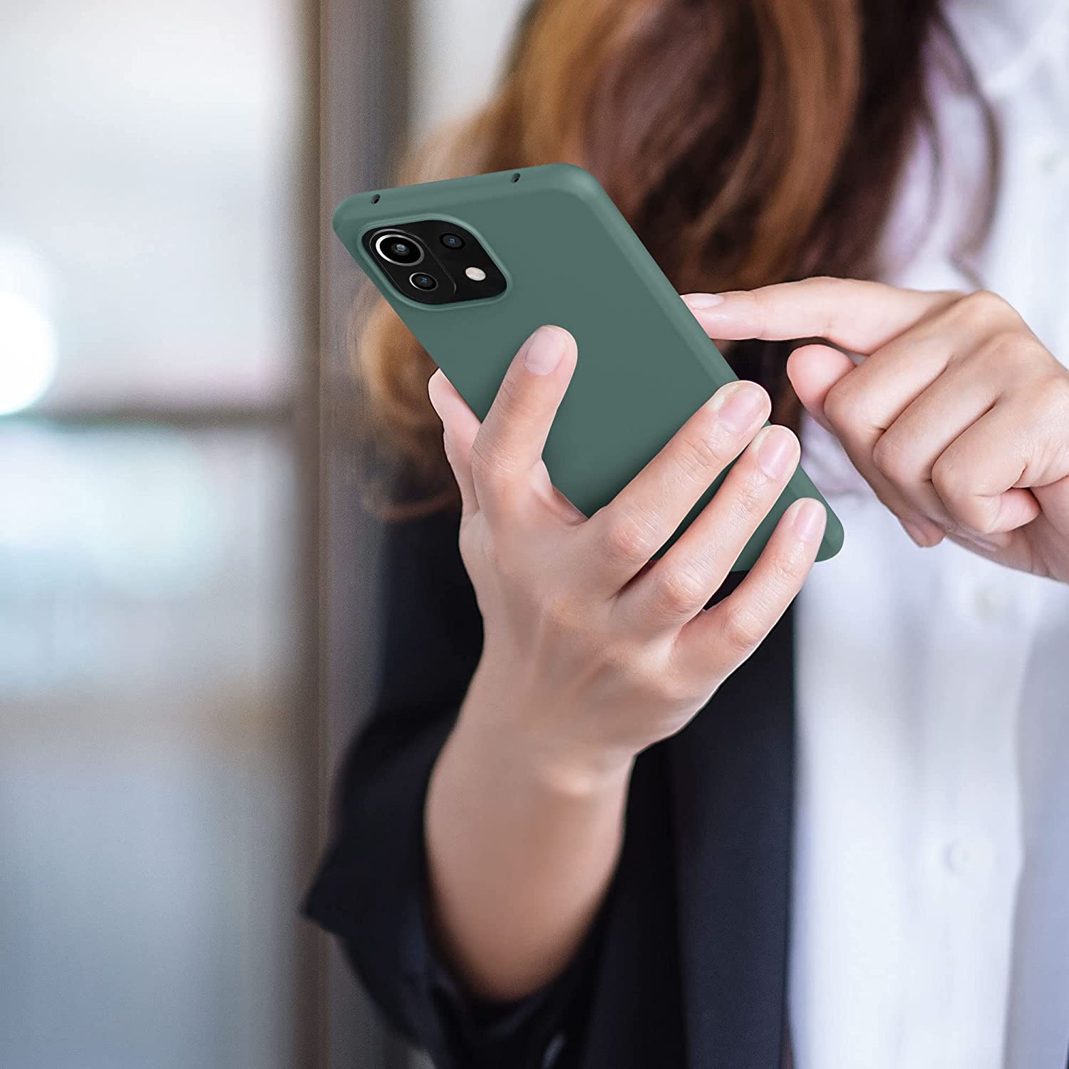 KW Xiaomi Mi 11 Lite / Mi 11 Lite 5G Θήκη Σιλικόνης TPU - Blue Green - 54726.171