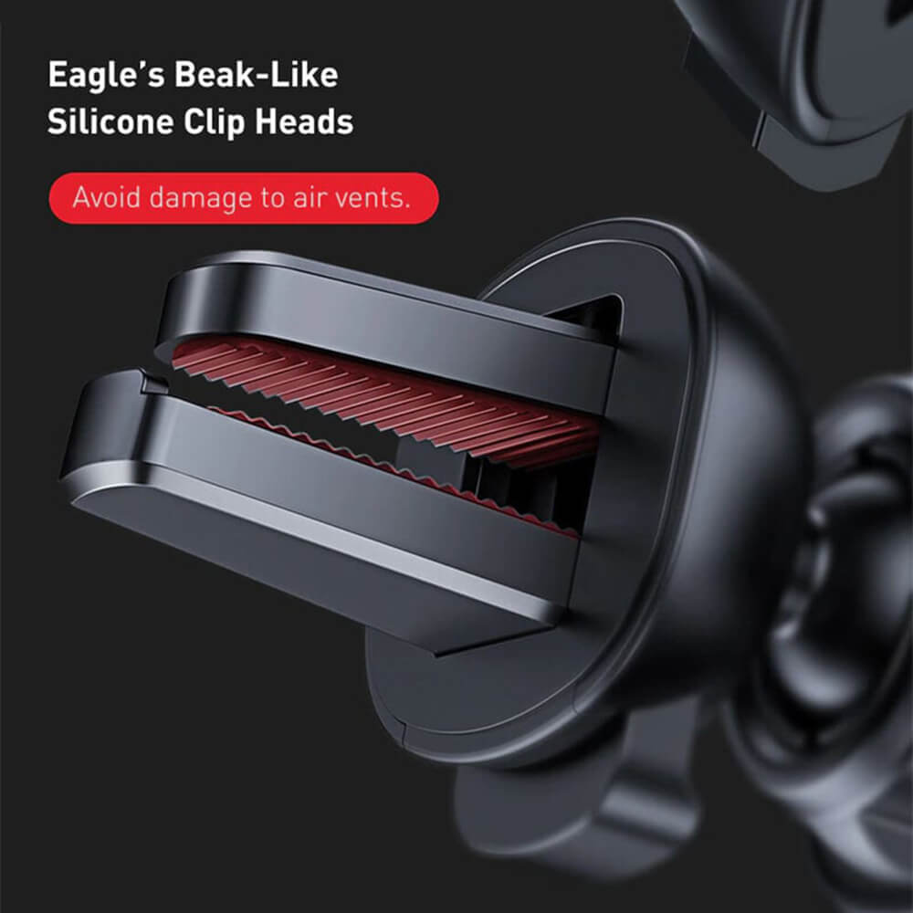 Baseus Mr Hui Gravity Series - Universal Βάση Αυτοκινήτου Αεραγωγού - Black - SUYL-HU01