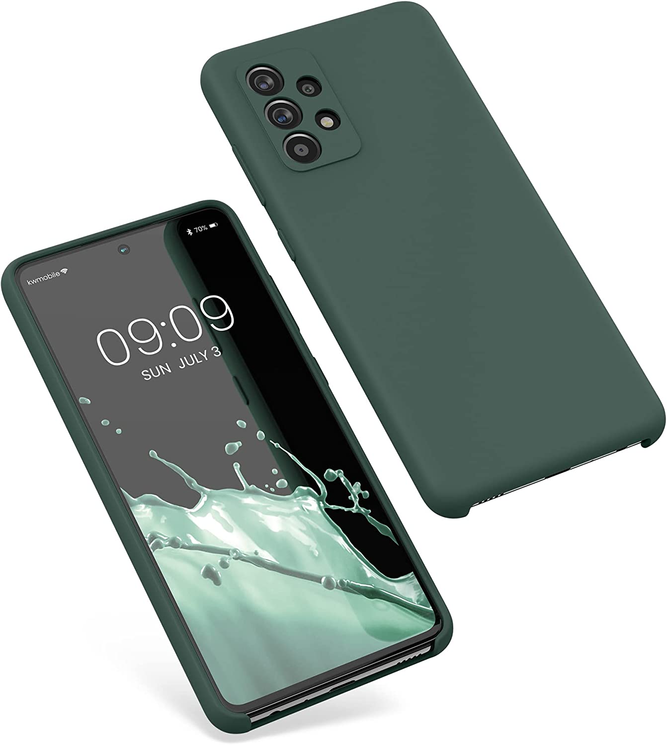 KW Samsung Galaxy A52 / A52 5G / A52s 5G Θήκη Σιλικόνης Rubber TPU - Teal Green - 54347.171