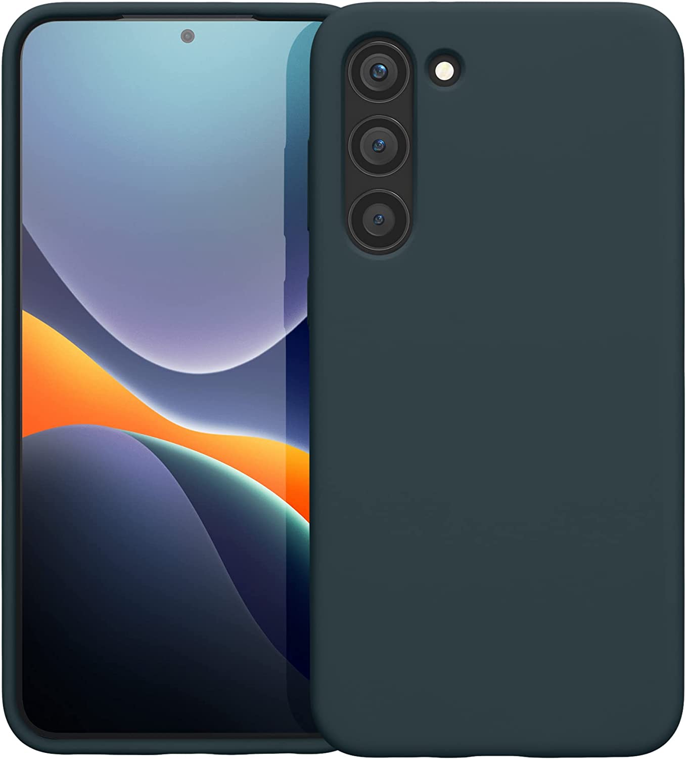 KW Samsung Galaxy S23 Plus Θήκη Σιλικόνης Rubberized TPU - Dark Slate - 60274.202