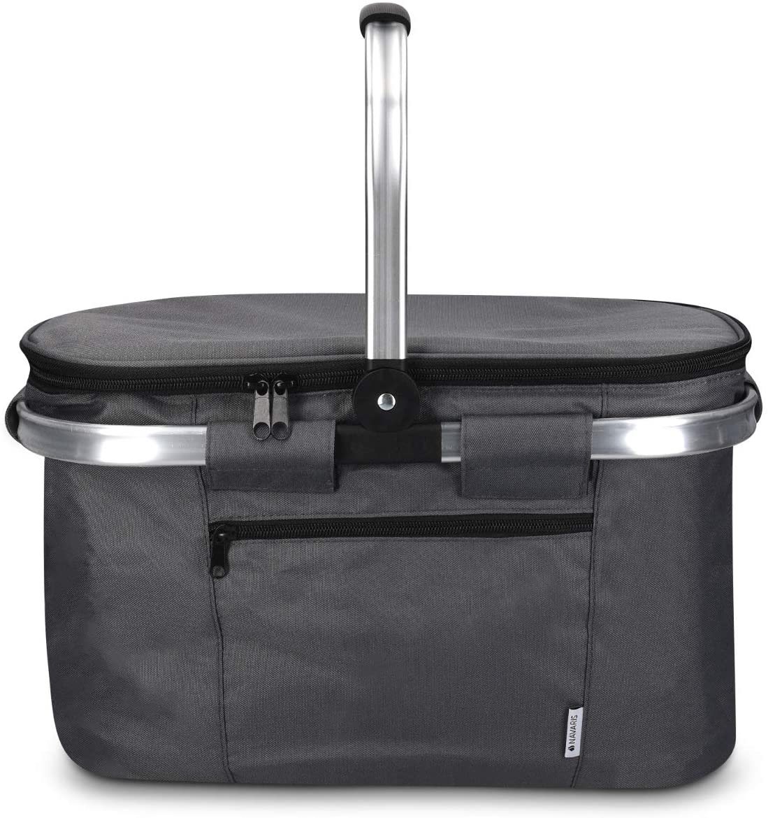 Navaris Πτυσσόμενη Ισοθερμική Τσάντα Πικ-Νικ - Dark Grey - 45859.22