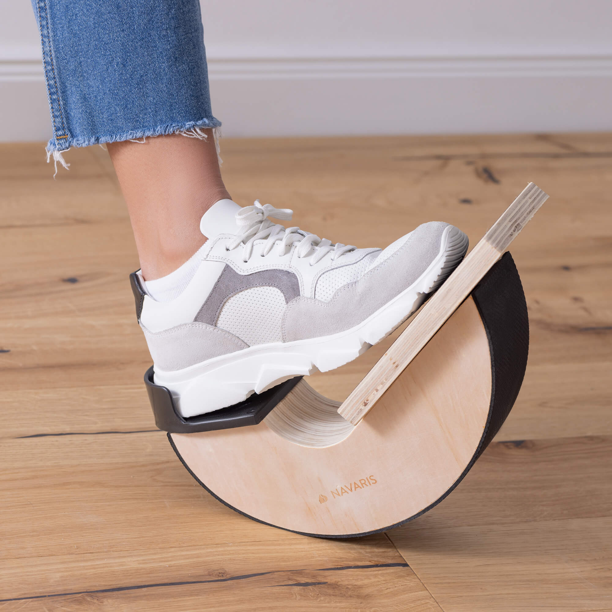 Navaris Ξύλινος Κύλινδρος Εκγύμνασης για Γάμπες Αστραγάλους - 57070.01