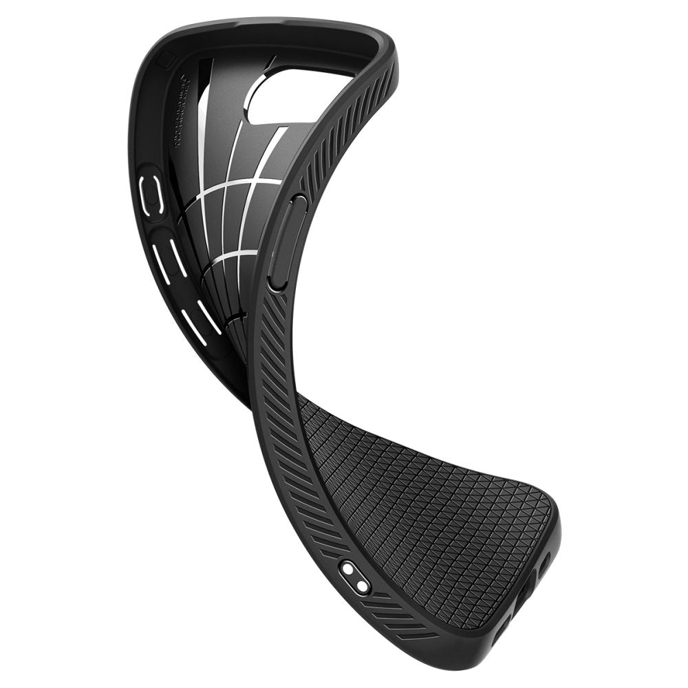 Spigen iPhone 16e Liquid Air Θήκη Σιλικόνης - Matte Black