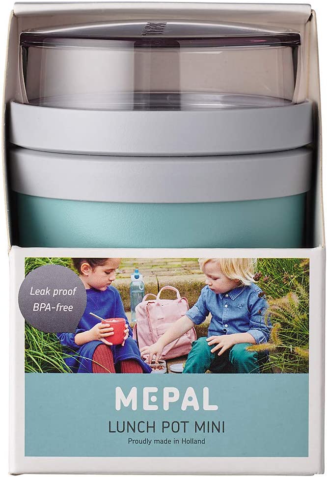 Mepal Lunch Pot Ellipse Mini - Δοχείο Φαγητού - BPA Free - 300ml - 120ml - Nordic Green