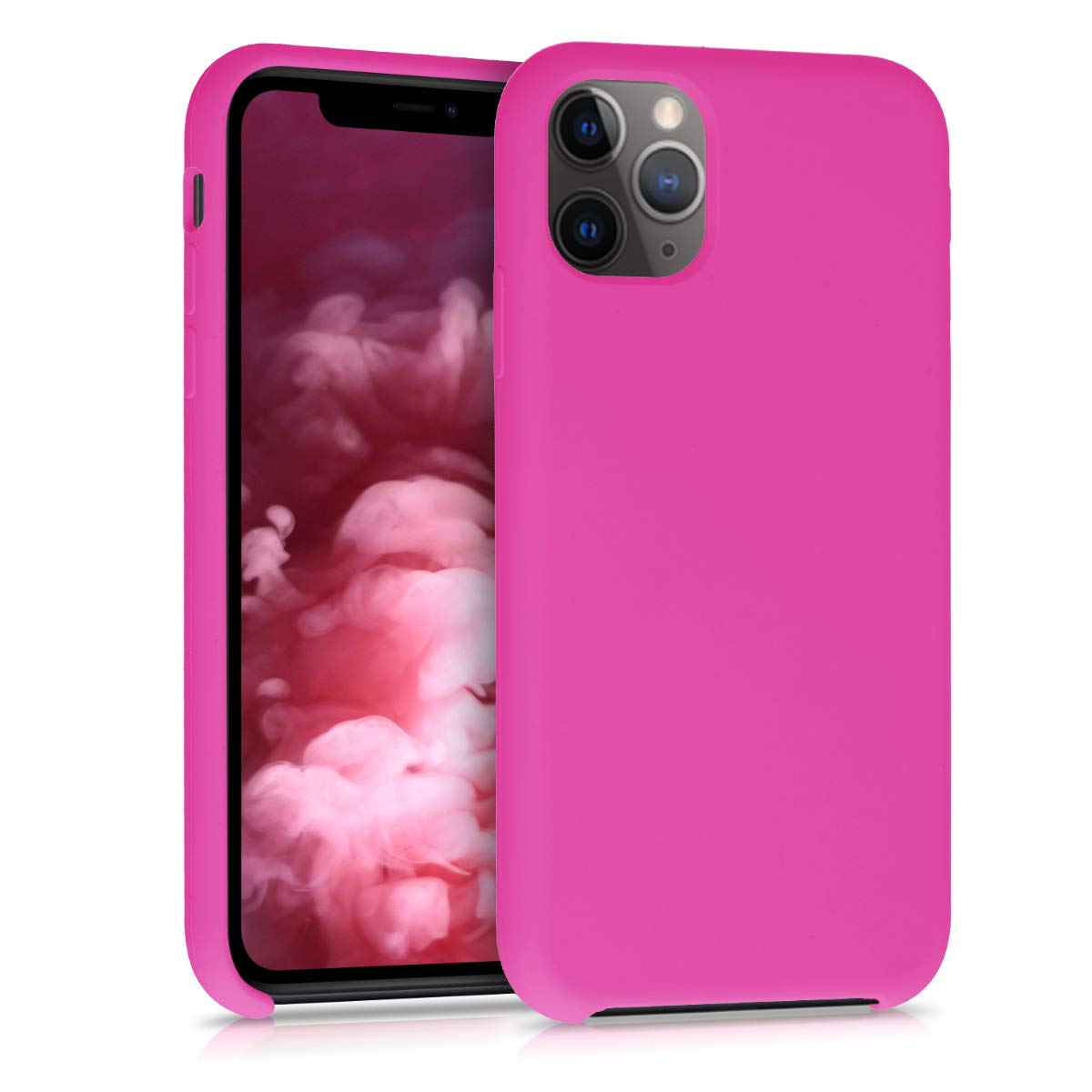 KW iPhone 11 Pro Θήκη Σιλικόνης Rubber TPU - Magenta - 49726.135