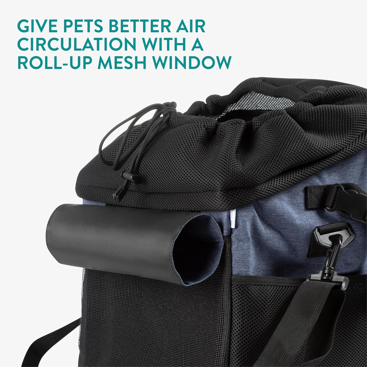 Navaris Πολυλειτουργικό Σακίδιο Μεταφοράς Κατοικιδίων - 31 x 27 x 27 cm - Blue