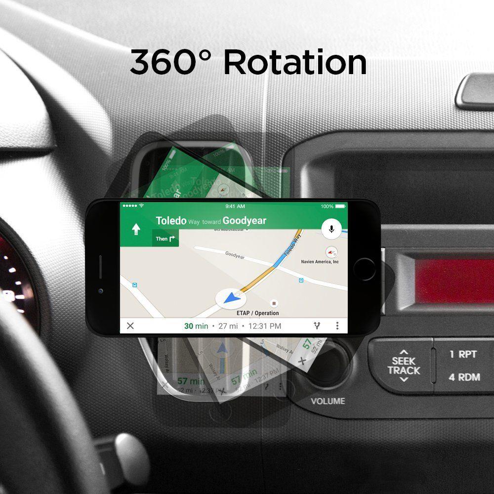 Spigen QS11 Air Vent Magnetic Car Mount Holder Βάση Αυτοκινήτου Αεραγωγού - Black