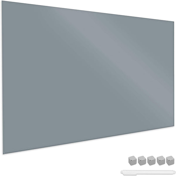 Navaris Μαγνητικός Γυάλινος Πίνακας - 90 x 60cm - Grey - 49646.22