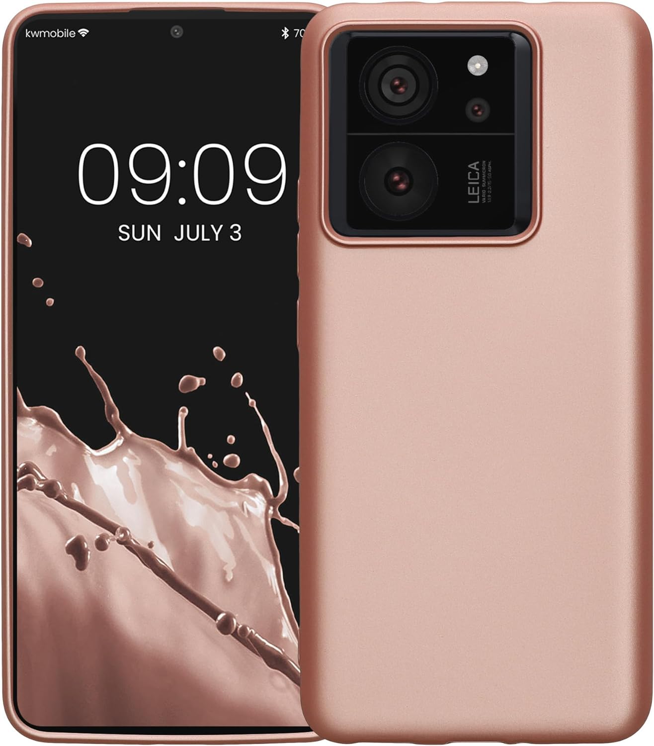 KW Xiaomi 13T / 13T Pro Θήκη Σιλικόνης TPU - Metallic Rose Gold