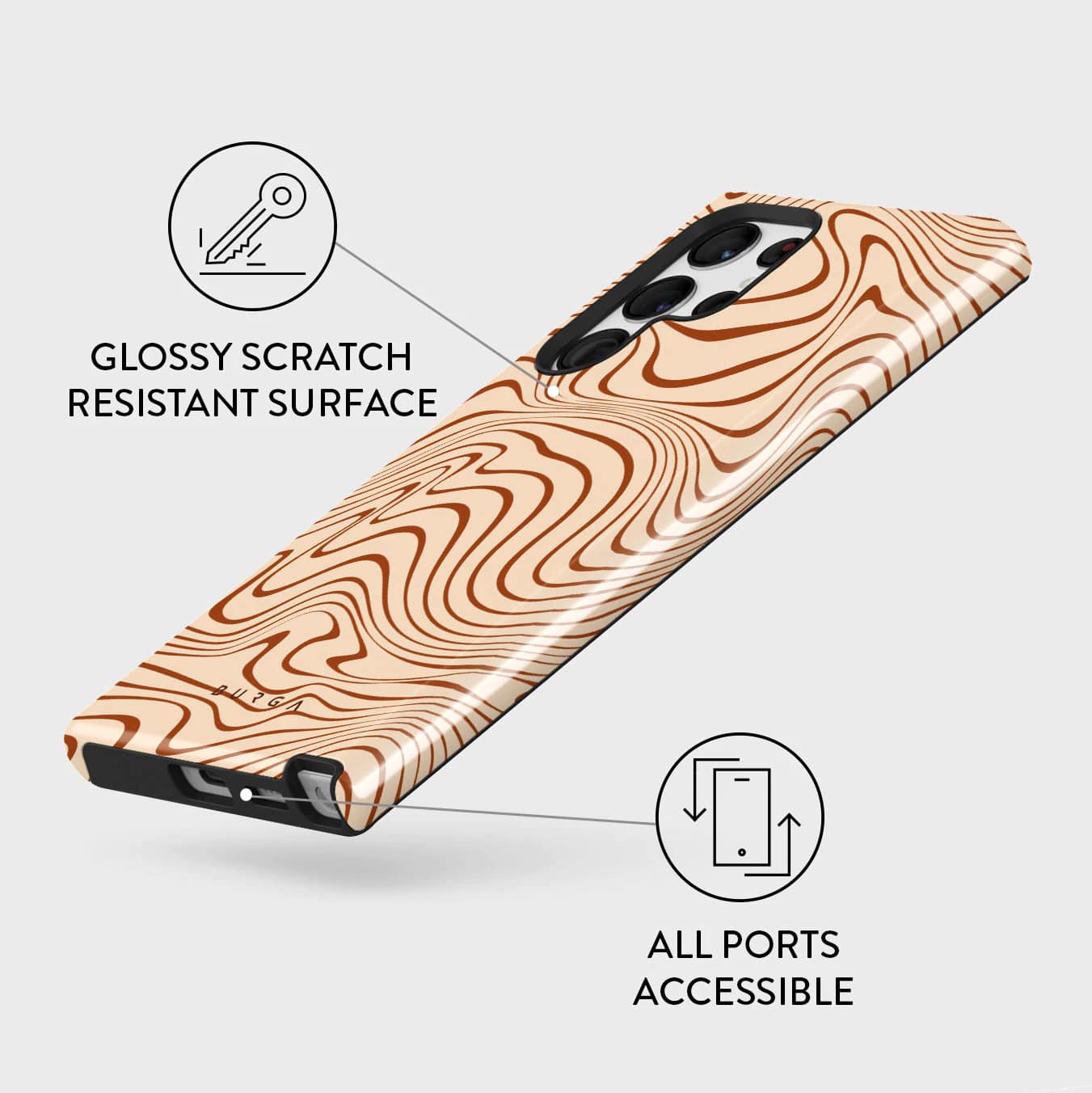 Burga Samsung Galaxy S22 Ultra Fashion Tough Σκληρή Θήκη - Déjà Vu