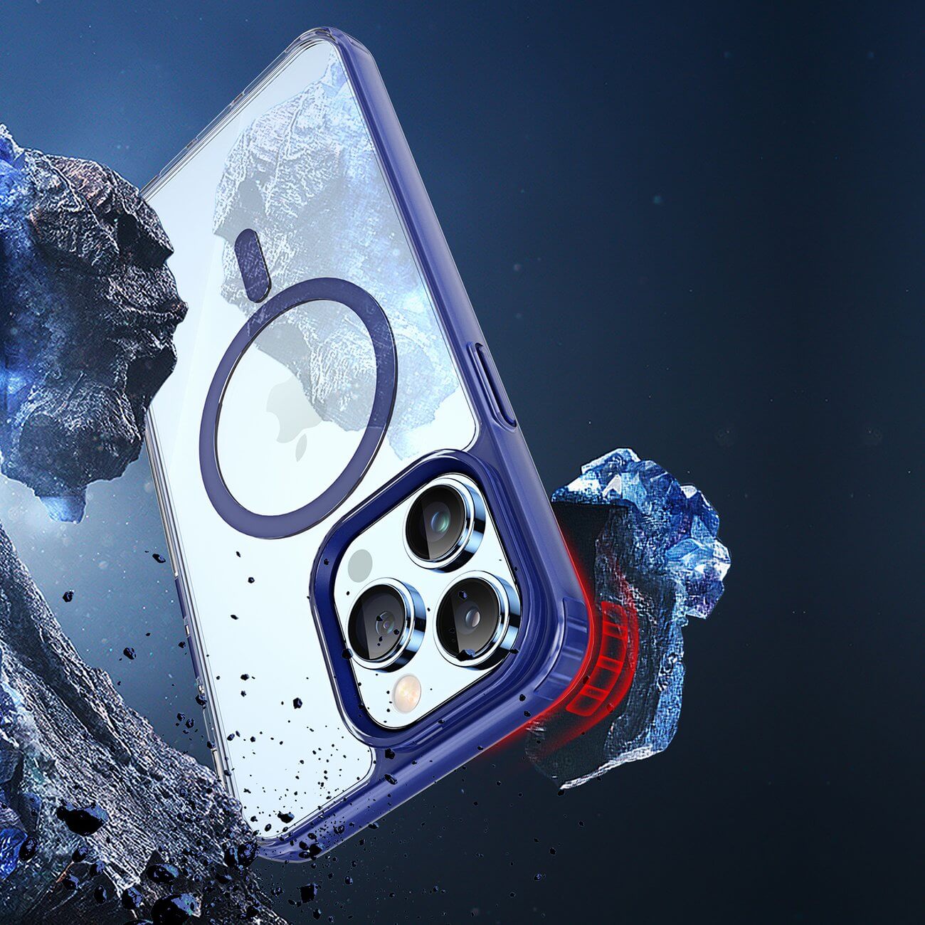 Dux Ducis iPhone 14 Pro Clin2 Θήκη με MagSafe - Διάφανη / Blue